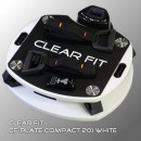 Виброплатформа Clear Fit CF-PLATE Compact 201 WHITE  - магазин СпортДоставка. Спортивные товары интернет магазин в Калуге 