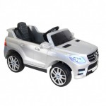 Детский электромобиль Mercedes-Benz ML350 серебристый глянец - магазин СпортДоставка. Спортивные товары интернет магазин в Калуге 