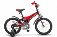 Детский велосипед Stels Jet 16" Z010 черный красный 2022 - магазин СпортДоставка. Спортивные товары интернет магазин в Калуге 