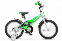 Детский велосипед Stels Jet 16" Z010 зеленый белый  2022 - магазин СпортДоставка. Спортивные товары интернет магазин в Калуге 