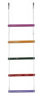 Детская веревочная лестница для ДСК 5 перекладин цвет радуга ЛВ5-3А - магазин СпортДоставка. Спортивные товары интернет магазин в Калуге 