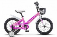 Детский велосипед Stels Pilot-150 16" V010 розовый 2022 - магазин СпортДоставка. Спортивные товары интернет магазин в Калуге 